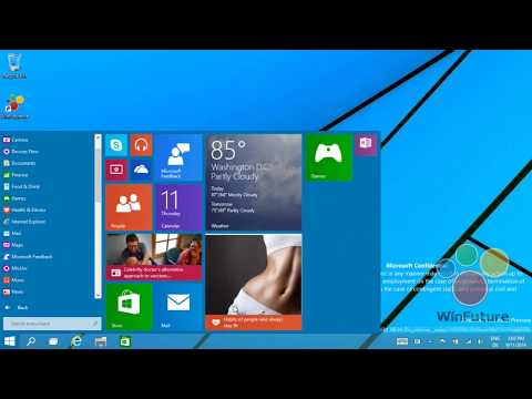 Windows 10 Technical Preview in azione | Start Menu